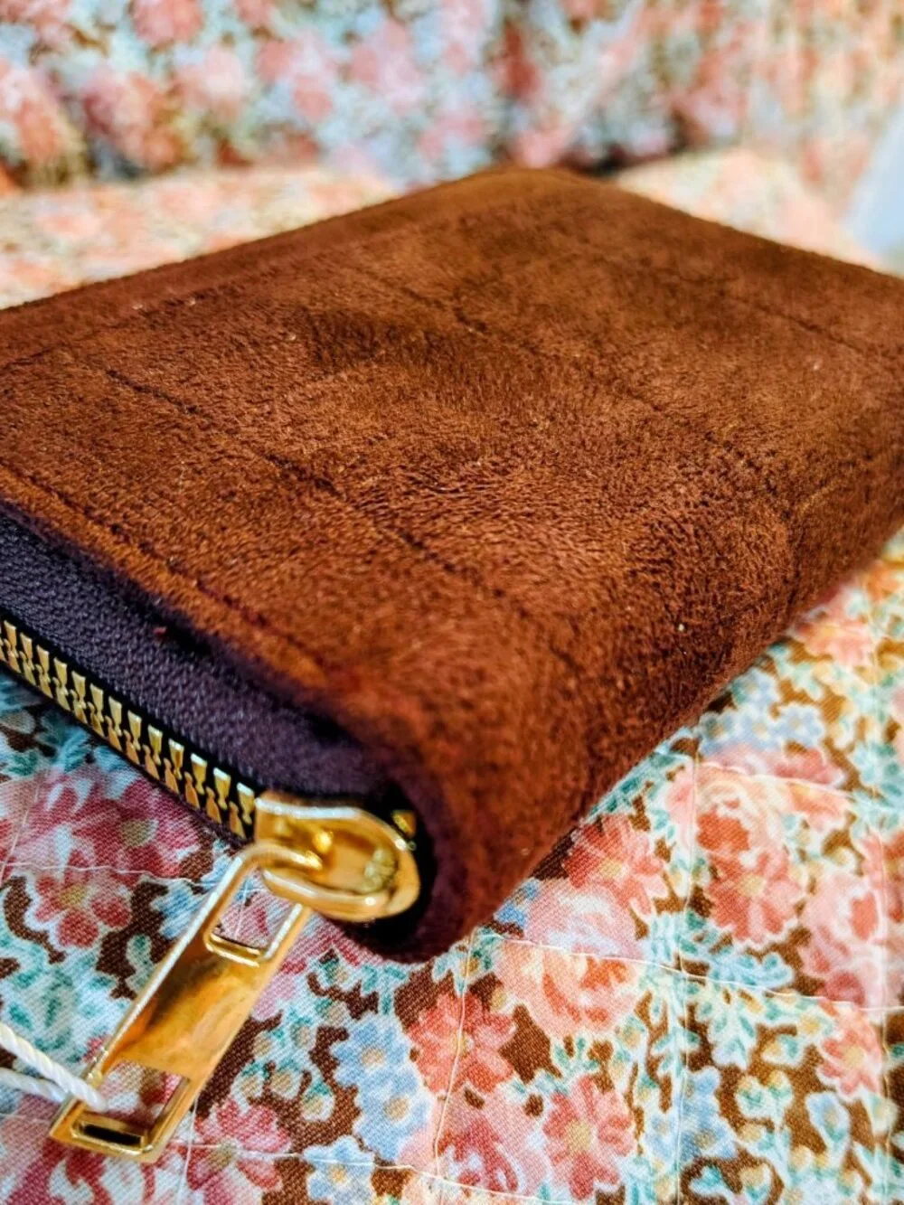 NWT Primark Brown Burgundy Faux Leather Wallet